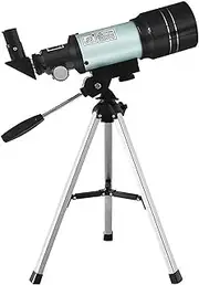 Refractor Telescope Beginner Level Telescope Astronomic Monocular Telescope with Tripod Observable Moon for Astronomical Observation Professional Telescope