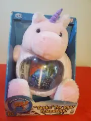 New Magic Pink Unicorn Plush Fish Bowl Tank