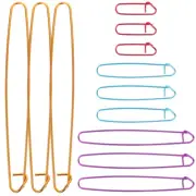 12 Pcs Crochet Markers Large Safety Pin Knitting Accessories Yarn Holder Darning