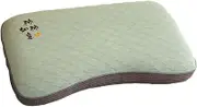 yuksok Buckwheat Pillow for Sleeping Bed Pillow Men Women Neck Relaxation for Any Sleeping Positions Lightweight Neck Support Pillow, Green