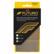 Futuro Ultra Sheer Knee Highs Women Moderate Compression Nude Medium Size 6 Pack