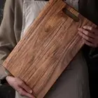 Acacia Wood Cutting Board with Hand Grip 15'x9.7' Reversible. Charcuterie Board