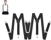 [xutong] Mens Suspenders X-Back 2,Adjustable Unisex Suspender Y Back Suspenders for Men And women,Suspenders Costume Prom Tuxedo Dress Strong Clips