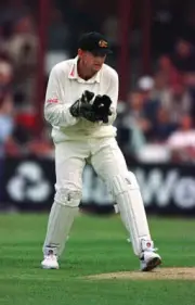 Adam Gilchrist Australian Cricketer Old Player Cricket Photo