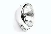 Paughco 5 3/4 Motorcycle Headlight Chopper Bobber bates style chrome made in USA