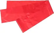 YARNOW 2pcs Classical Dance Red Silk Drum Mallets Long Ribbons For Aquare Dancing For Gymnastics, Dance Training And Performance Props