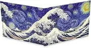 [mighty wallet] Stitched Dynomighty Tyvek Billfold - Starry Wave Van Gogh, blue, Classic