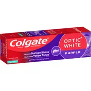 Colgate Purple Teeth Whitening Toothpaste Optic White 100g