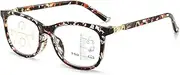 Progressive Multifocal Blue Light Blocking Reading Glasses for Women Men