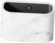 LeeQinersw Mini Garbage Can Designed for Small Areas, Suitable for Kitchen and Bedroom, White, as described