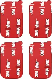 3M VHB Sticky Adhesive Pads Replacement Mounting Tape 4 PCS,APPS2Car Dashboard Sticker Pads for Magnetic Phone Car Mount,Car Mount Adhesive,Double Sided 3M Adhesive Pads,Car Mount Sticker Tapes