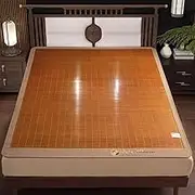 Snaweo Sleeping Mat Bamboo Sum mer, Breathable Home Woven Cooling Mat, Bamboo Sleeping Mat, Double-Sided Bamboo Cooling Mattress Topper, Rollable Cooling Mat(150x200cm/59x79in)