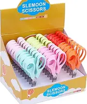 Toddler Safety Kids Scissors Bulk, 5" Right Handed ages 3~5 Kids Scissor,School Supplies Blunt Tip Kids Craft Scissors,Comfort Grip ABS Handles Art Craft Scissors,Bulk 30 Pack
