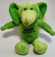 Hortonworks Software Green Elephant Curto Plush Stuffed Toy 10" New with Tags
