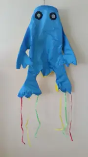 Bali Flag Frog Wind Sock Large Various Colours Windsock