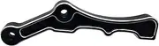 BWPEXZ Motorcycle Brake Caliper Bracket Compatible with Dyna Softail 11.5-inch and 11.8-inch Rotors, Radial Forward Brake Clip Mounting Bracket(Black White)