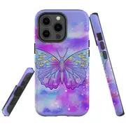 For Apple iPhone 13 Pro Max Case, Armour Back Cover, Butterfly A Bit Magical Enchanted