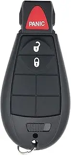 Horande 3 Buttons Replacement Keyless Entry Key Fob Cover Case fit for 2013-2018 Dodge Ram Truck 1500 2500 3500 Remote Key Fob Shell (1)