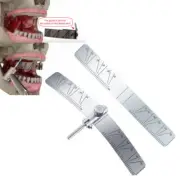 Autoclavable Dental Implant Locating Guide Angle Ruler with Scale 2 Rulers Set