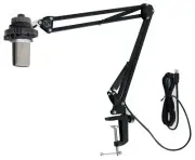 AKG C214 Studio Condenser Microphone Recording Mic+Audio Technica Boom Arm