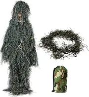 [Generic] Camouflage Cape | Sniper Grass Camouflage Clothes - Breathable Sniper Grass Clothing Bird Photography Clothing