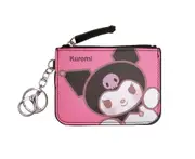 Toscano Cute Cartoon Small Wallet Short Coin Purses with Keychain Wallet for Girls and Women-Black