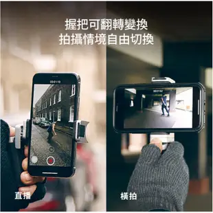 Just Mobile ShutterGrip 2 【掌握街拍 2】翻轉藍牙握把 內建自拍棒 伸縮桿