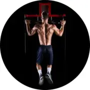 Pull Up Bar At Home Gym Workout Fitness Chin Up Arm Curl Push Up Strength Train