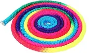Rhythmic Gymnastics Rope - Rainbow Color Jump Ropes Competition Arts Training Rope for Artistic Gymnastics