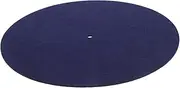 Turntable Navy Felt Mat for Vinyl Records Static Phonograph Accessory Noise Reduction Stable Playback for Enhanced Sound at Home The Go