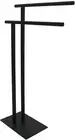 Freestanding Towel-Rack, Matte Black 32.44 x 17.81 x 7.88