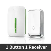Self Powered Waterproof Wireless DoorBell Night Light No Battery EU Plug Home