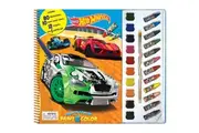 Mattel Hot Wheels Kids Children Deluxe Poster Paint Fun Creative Kit 3y+