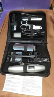 [C5] --- Mens Travel Vanity Set In Leather Case