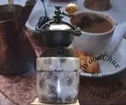 Handmade Crank Pine Cones & Resin Manual Coffee Bean Grinder Grinding Mill 355a