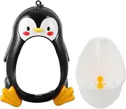 FRCOLOR 1Pc Penguin Shape Urinal Potty Trainer Boy Toilet Urinal for Potty Mounted Durable Material Space Saving Design Green