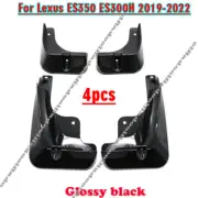 Glossy Black For Lexus ES350 ES300H 2019-2022 Mud Flaps Splash Guards Fender 4X (for: Lexus)