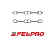 Fel-Pro Perforated Steel Exhaust Gasket Set SB Chev LT1 LT4 & Vortec D-Port 1.39" x 1.41" FE1470