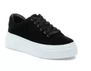 J/Slides Amanda Low Top Platform Sneakers Black Size 11M 240210