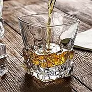 2Pcs Japanese Crystal Whiskey Glasses Set (B 2PCS)