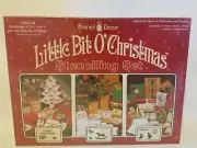 Plaid Enterprises Little Bit O' Christmas Folk Art Stencil Decor Stenciling Set