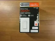 Smart Light Switch Wi-Fi Bluetooth HUBSPACE GOOGLE ALEXA Single Pole White