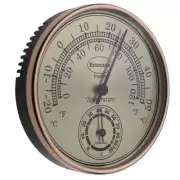 Thermometer Hygrometer Gilt Dial - Analog Hygrometer and Thermometer Dial for Ho