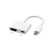 USB C to HDMI AV Adapter Type C 4K Sync Screen Connector for iPhone 15 MacBook Pro/Air