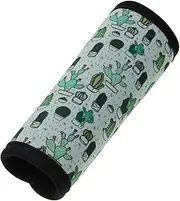 Kisangel Luggage Case Suitcase Tags Identifiers Neoprene Handle Wrap Suitcase Handle Wraps Luggage Tag Handle Wrap Luggage Handle Covers Suitcase Handle Protectors Luggage Markers Polyester