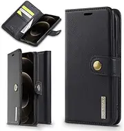 iPhone 12 Pro PU Leather Wallet Case with Kickstand Function Credit Card Holder TPU Shockproof Protective Folio Cover Compatible with iPhone 12/12 Pro 5G (Phone 6 Plus -5.5")