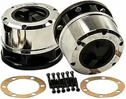Rynplex 2PCS 26 Spline Manual Locking Hub Pair Set of 2, for Kia, 1995-2002 Sportage 4WD AVM460 Car Freewheel Locking Hub