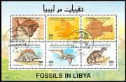 LIBYA 1996 Fossils Dinosaurs (minisheet PMK)