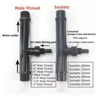 UPVC Venturi Mixing Injector Fertilizer Irrigation Pipe Tube 1/4" - 2", 20-63mm