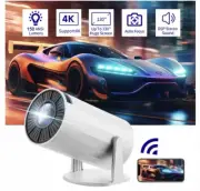 Ntaanoo Mini Projector Portable 4K 1080P Full HD